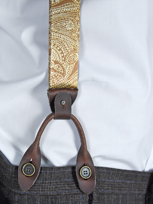 How to wear Sir Redman suspenders?