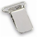 Sir Redman set losse bretelclips 20mm verzilverd