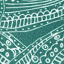 Sir Redman Luxuriöse Hosenträger Paisley Sketch grün