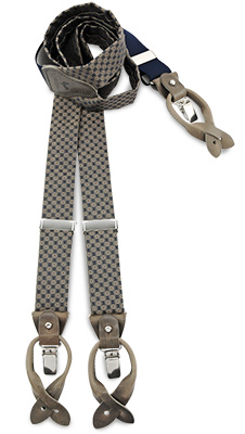 Sir Redman deluxe suspenders Modern Gentleman Navy